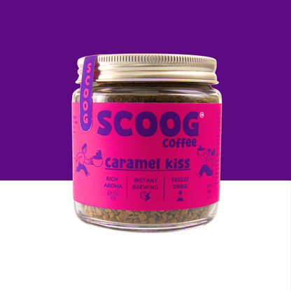 "Caramel Kiss Instant Coffee Jar"