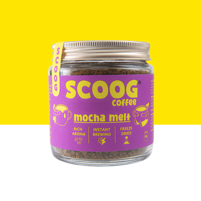"Mocha Melt Instant Coffee Jar"
